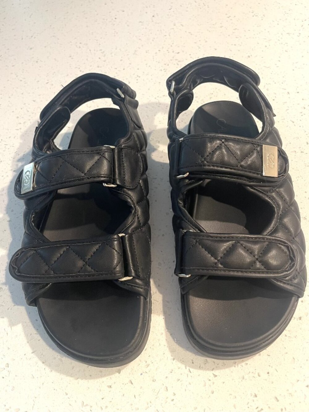 CALIA Black Women's Sandal - Size 8